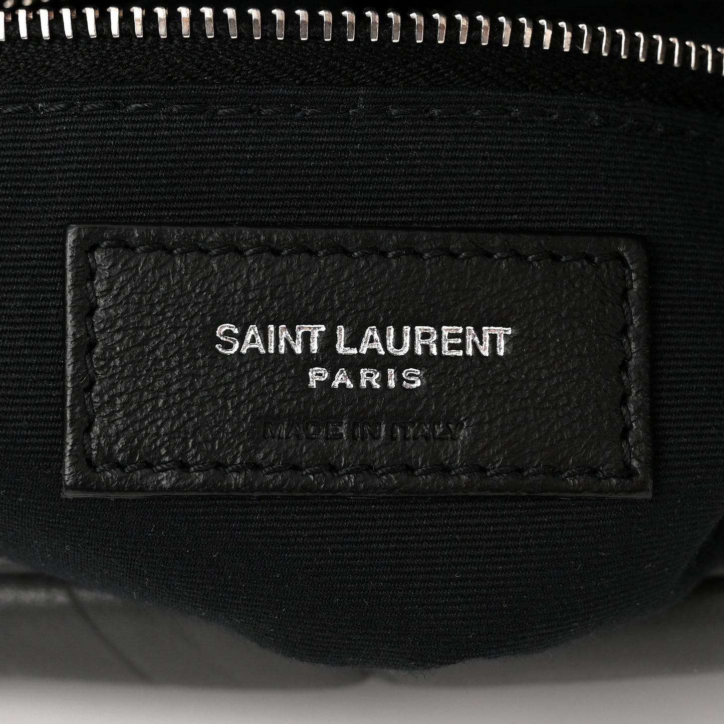 Lambskin Quilted Small Loulou Puffer Monogram Chain Satchel Concrete