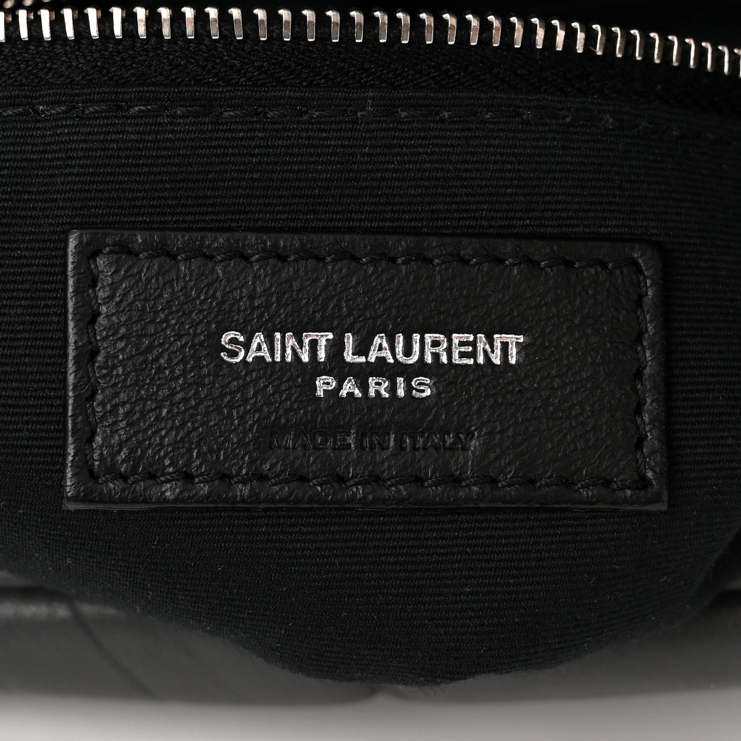 Saint Laurent Lambskin Quilted Small Loulou Puffer Monogram Chain Satchel Concrete 6 of 10