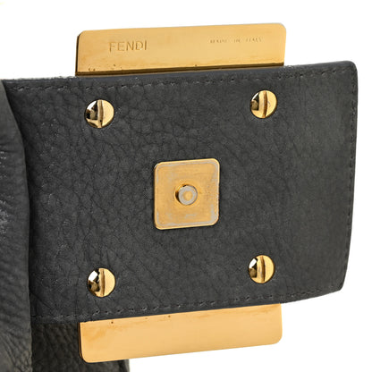Fendi Vitello Savana Big Mama Baguette Grigio Tartaruga Natural 20 of 22