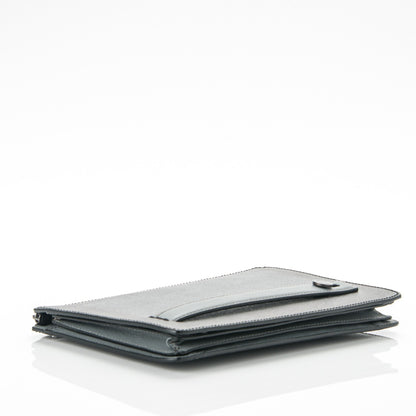 Fendi Vitello Elite Clutch Light Grey 5 of 8