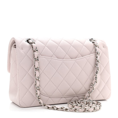 Chanel Lambskin Quilted Small Double Flap Light Purple 3 of 10