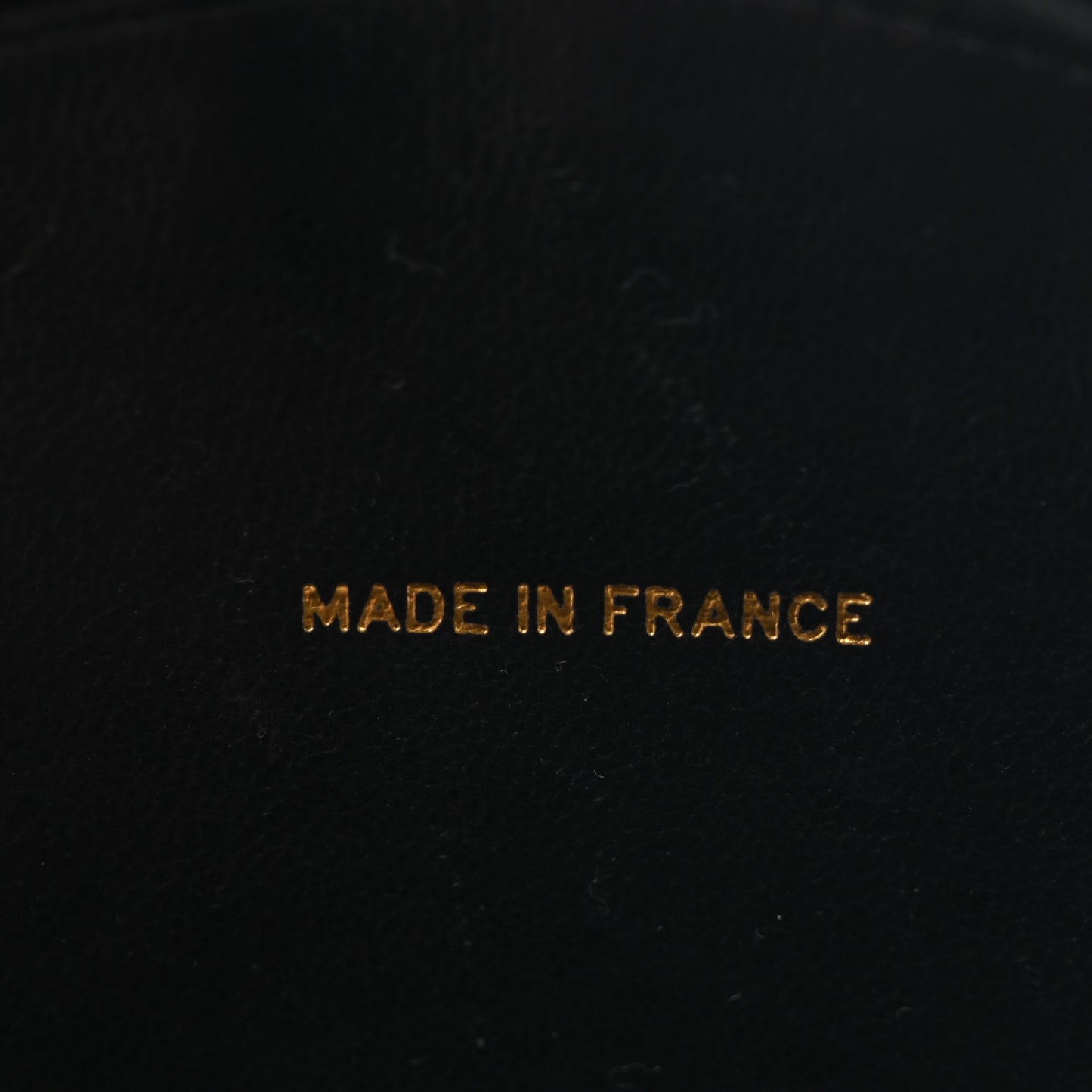 Patent CC Round Vanity Case Black