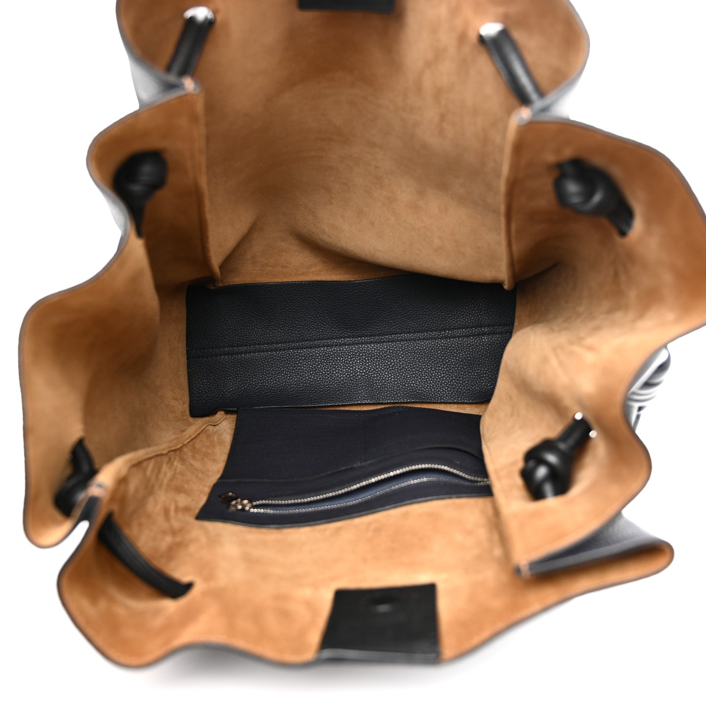 Calfskin Medium Flamenco Knot Bag Midnight
