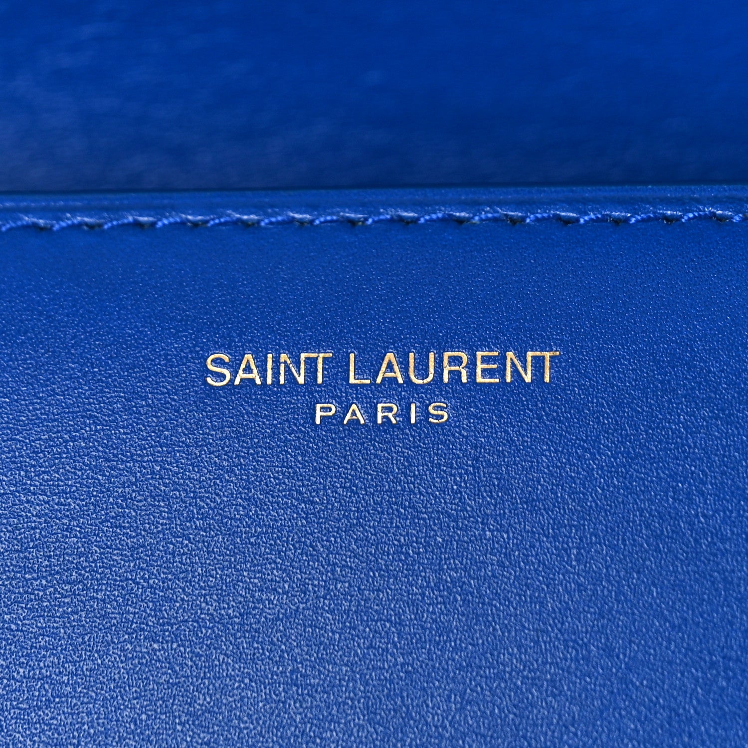 Saint Laurent Smooth Calfskin Carre Satchel Royal Blue 6 of 9