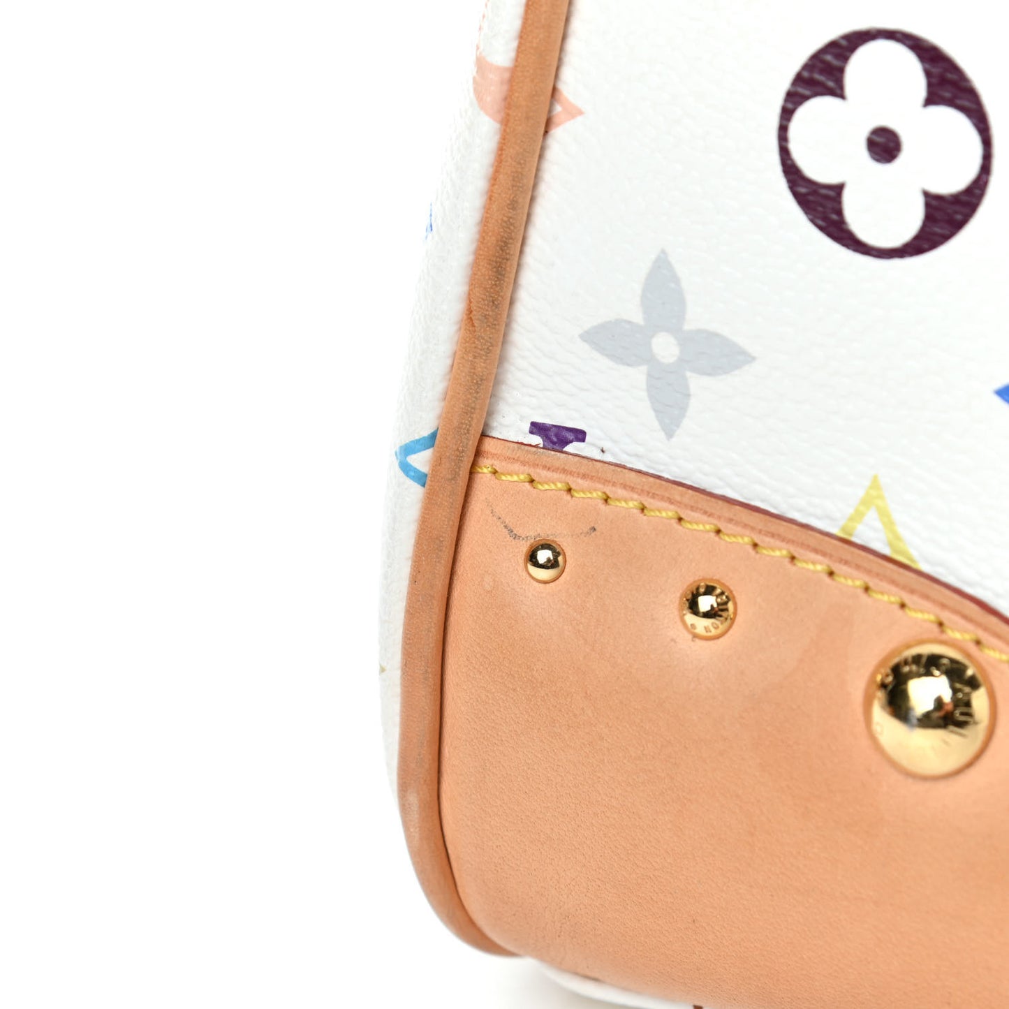 Monogram Multicolor Beverly MM White