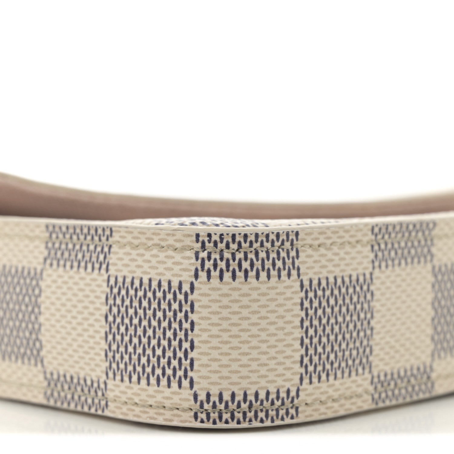 Louis Vuitton Damier Azur Pochette Felicie Chain Wallet Rose Ballerine 10 of 13