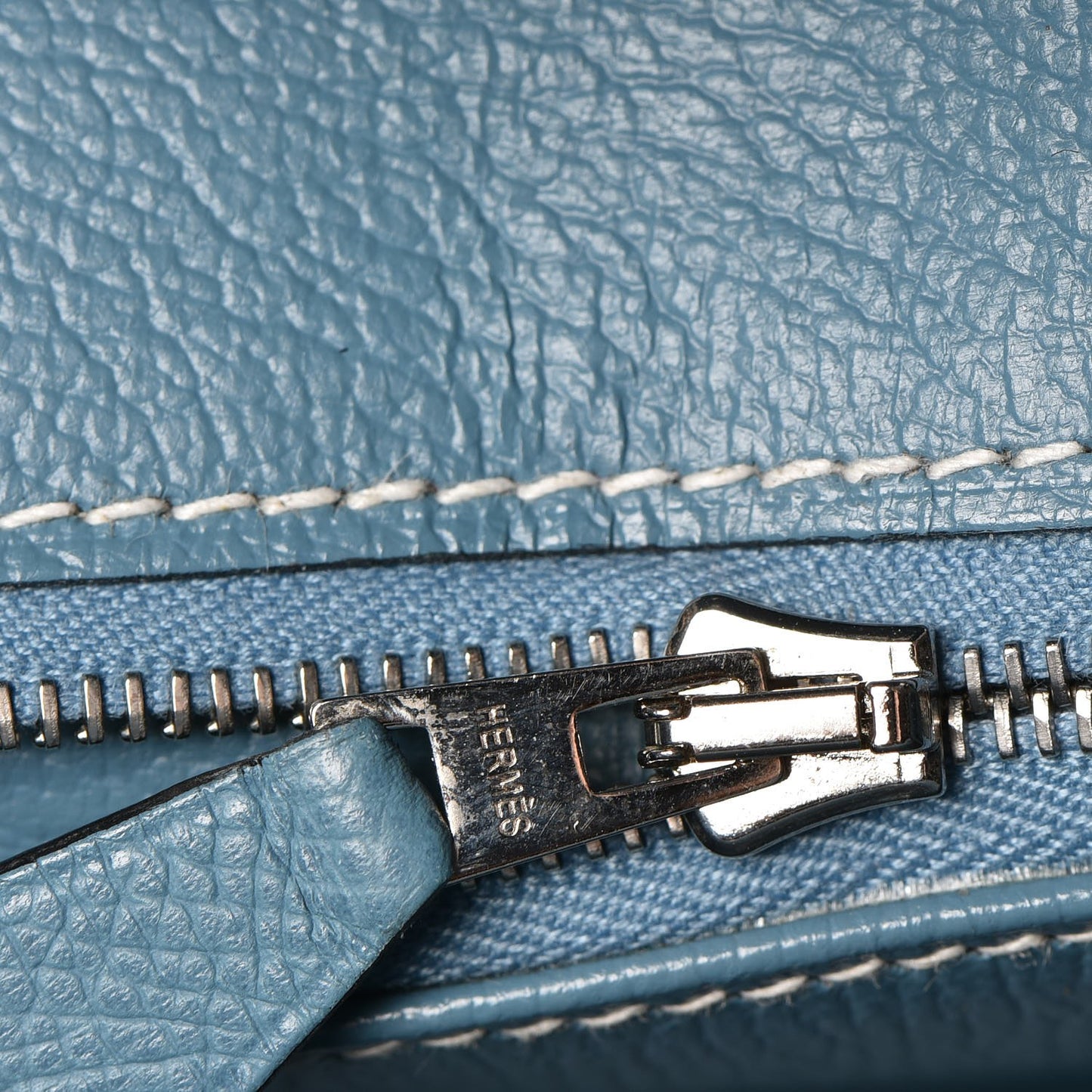 Epsom Birkin 30 Blue Jean