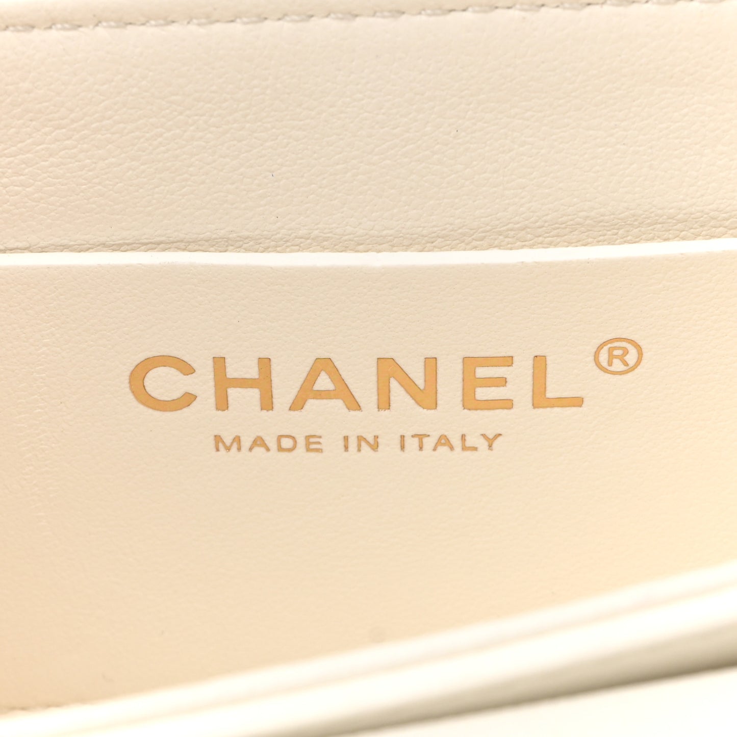 Caviar Quilted Mini Top Handle Flap White