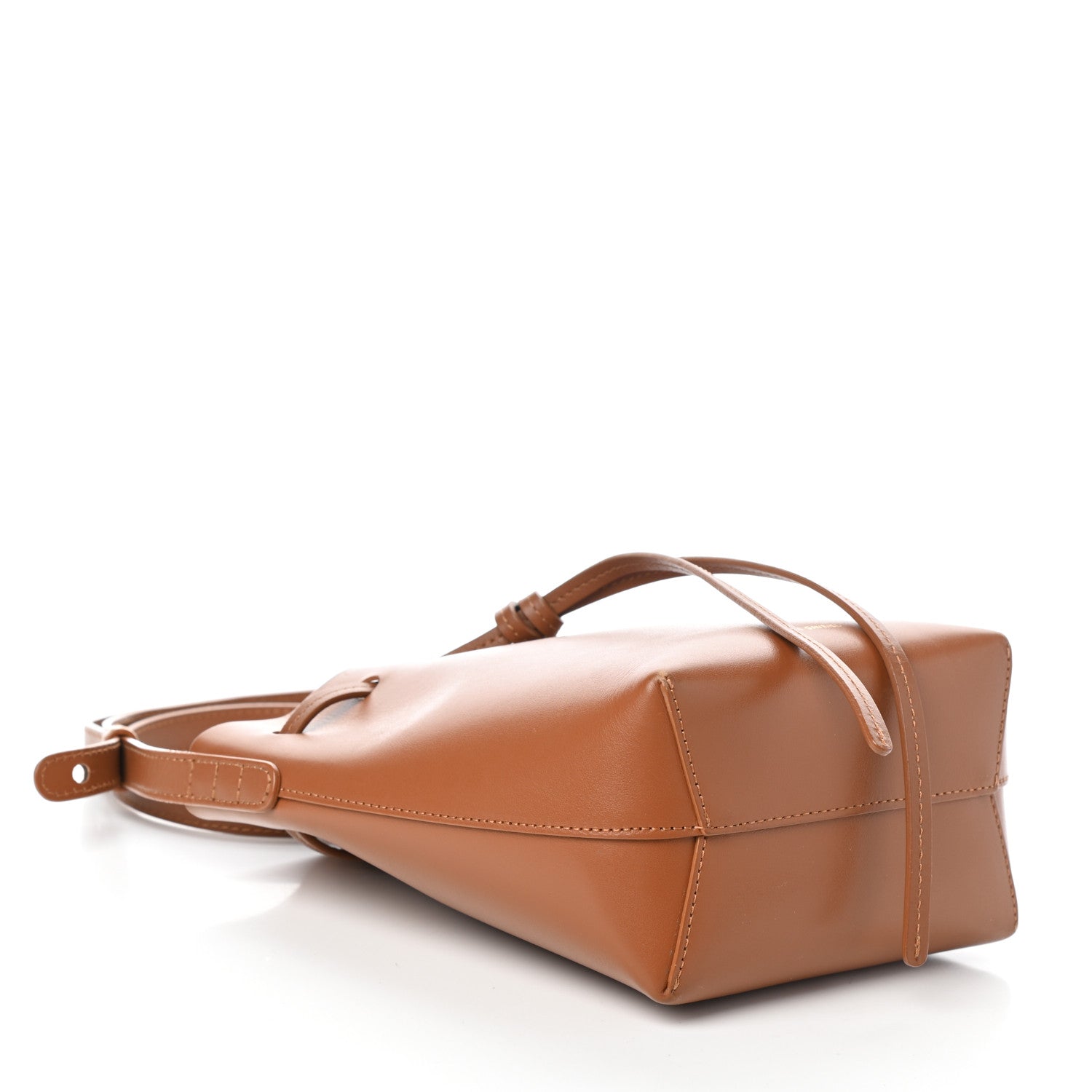 Mansur Gavriel Calfskin Mini Mini Bucket Bag Camello 4 of 9