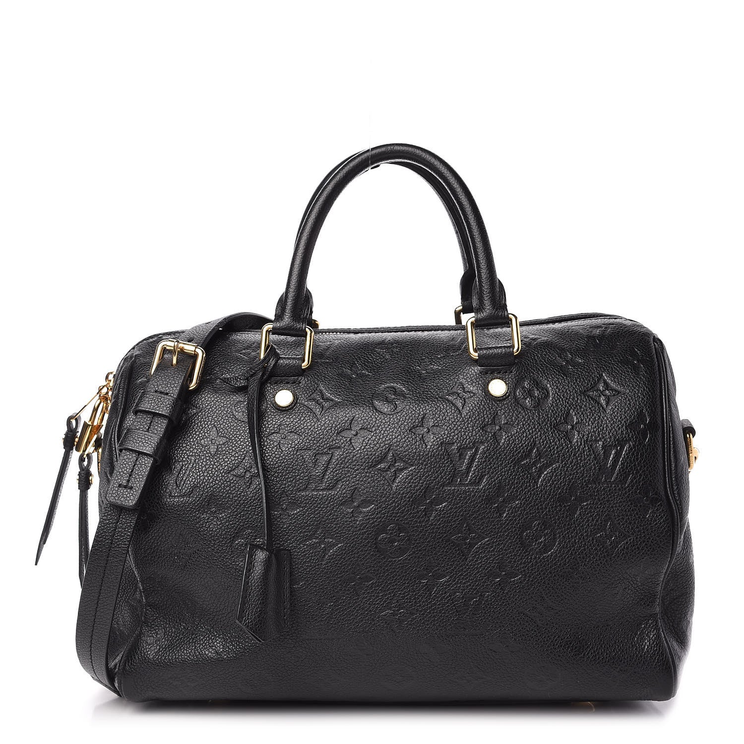 Louis Vuitton Empreinte Speedy Bandouliere 30 Black 1 of 12