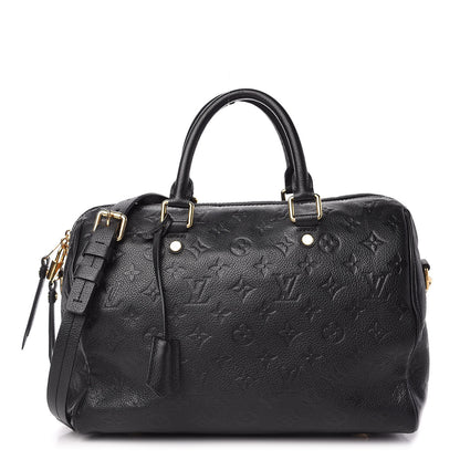 Louis Vuitton Empreinte Speedy Bandouliere 30 Black 1 of 12