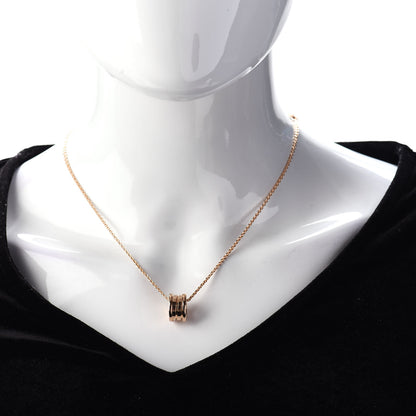 Bulgari 18K Rose Gold B.Zero1 Pendant Necklace 2 of 5