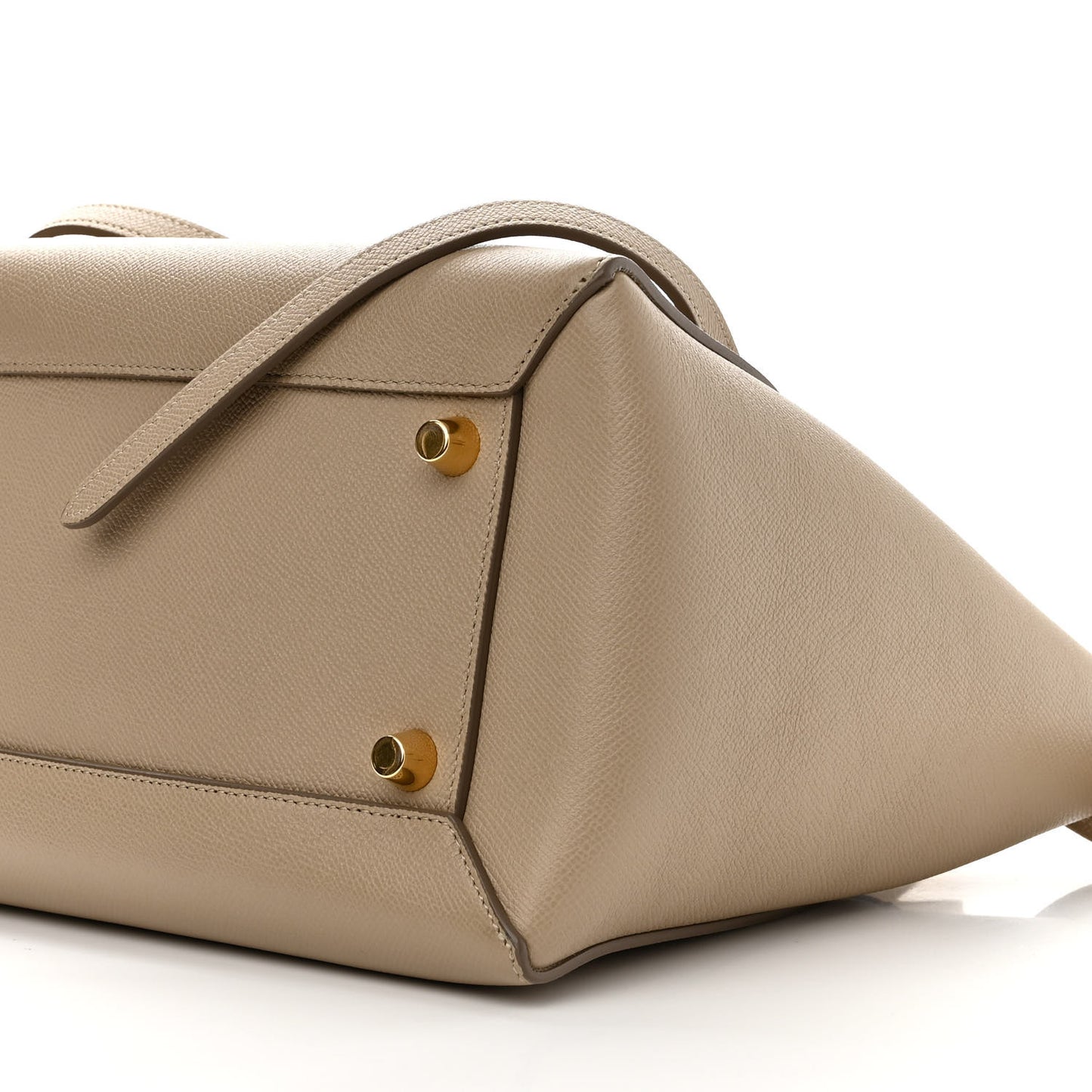 Grained Calfskin Mini Belt Bag Light Taupe