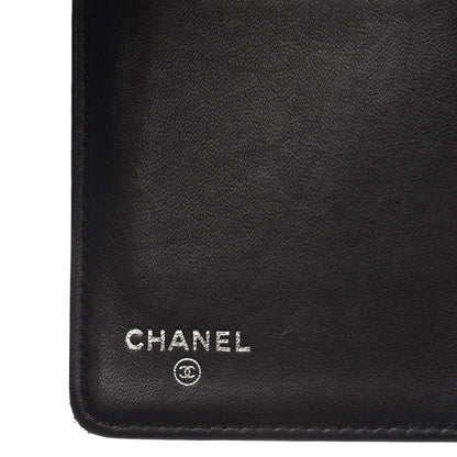 Chanel Lambskin Quilted Boy Yen Wallet Black 6 of 11