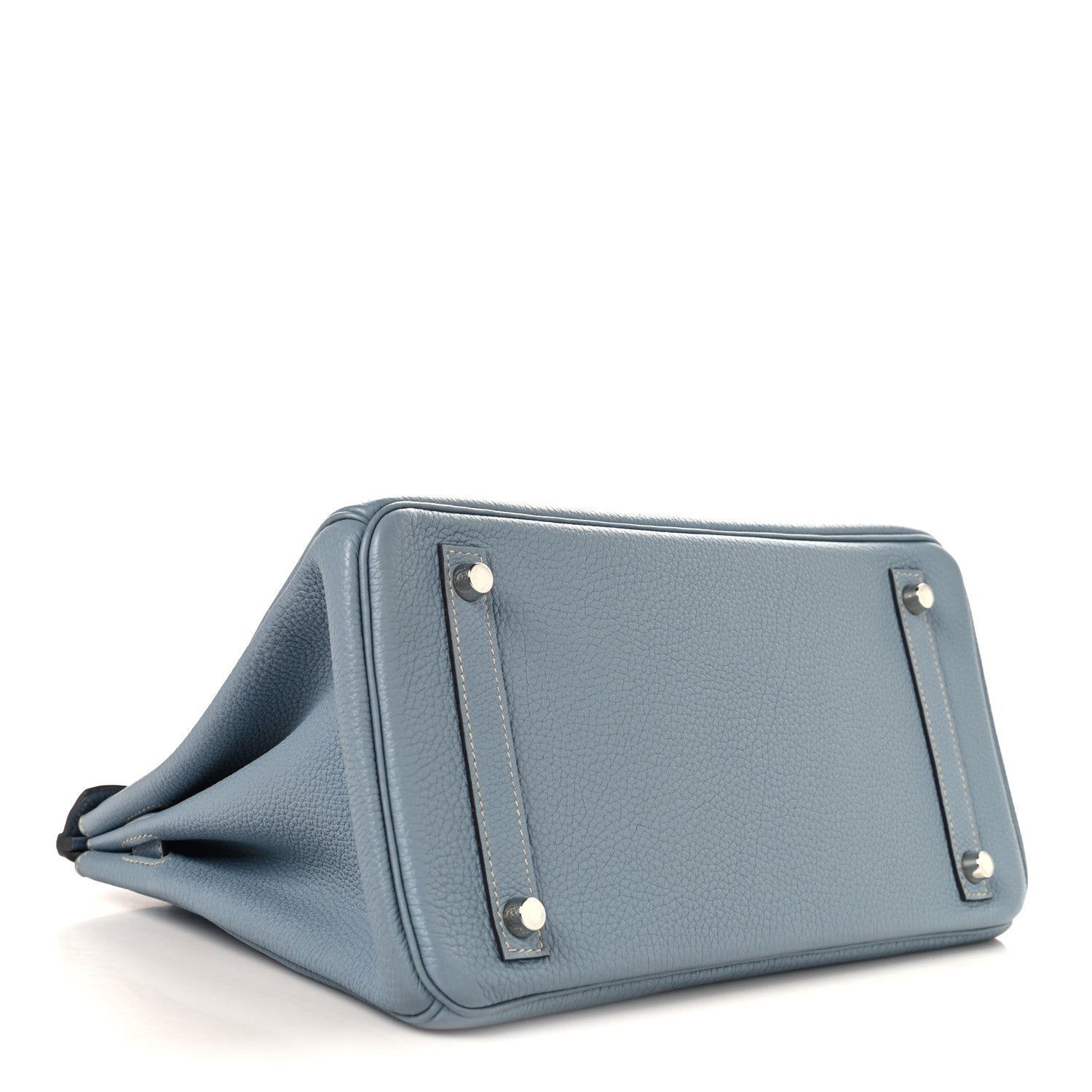 Hermes Togo Birkin 30 Bleu Lin 4 of 12