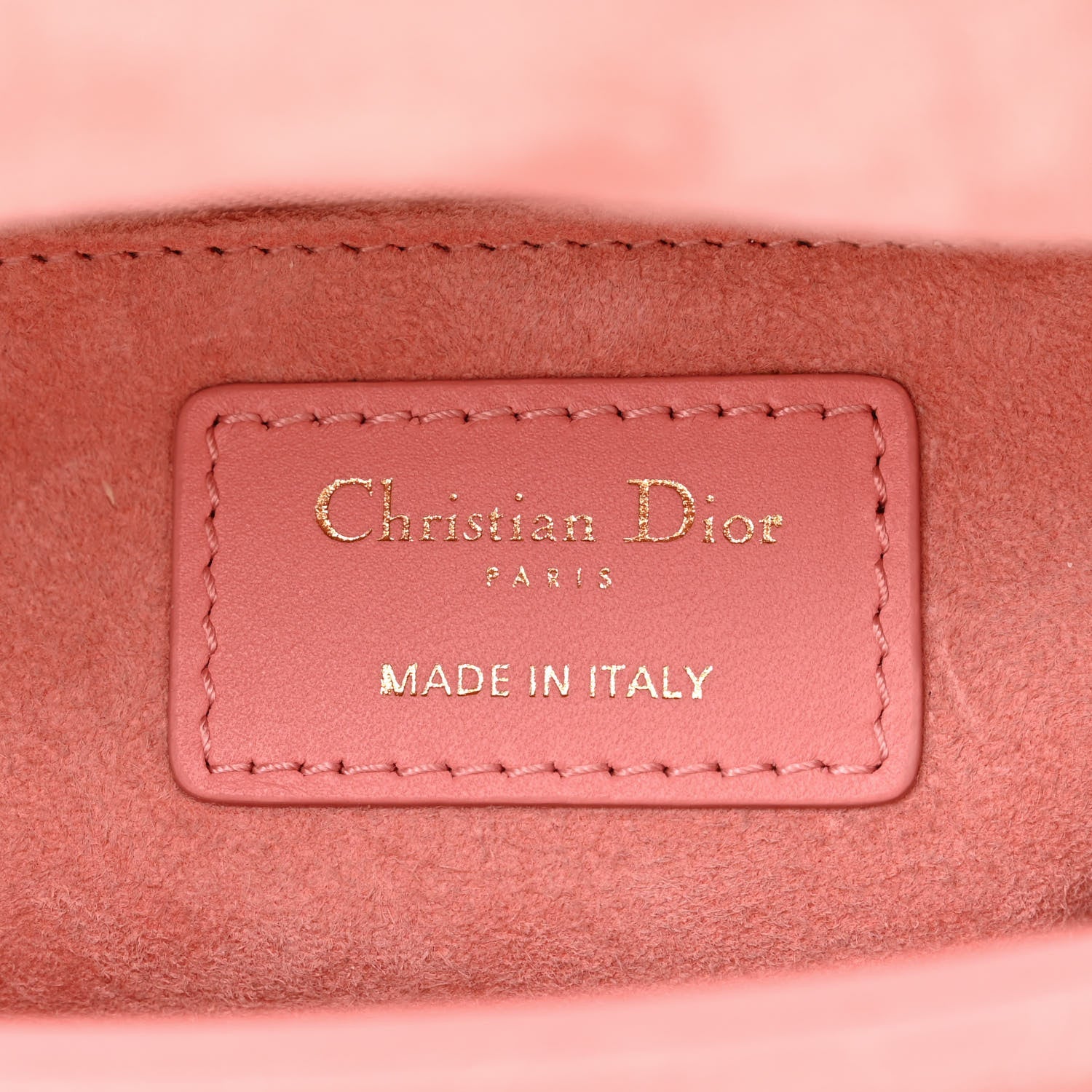 Christian Dior Lambskin Cannage Mini Lady Dior Pink 6 of 12