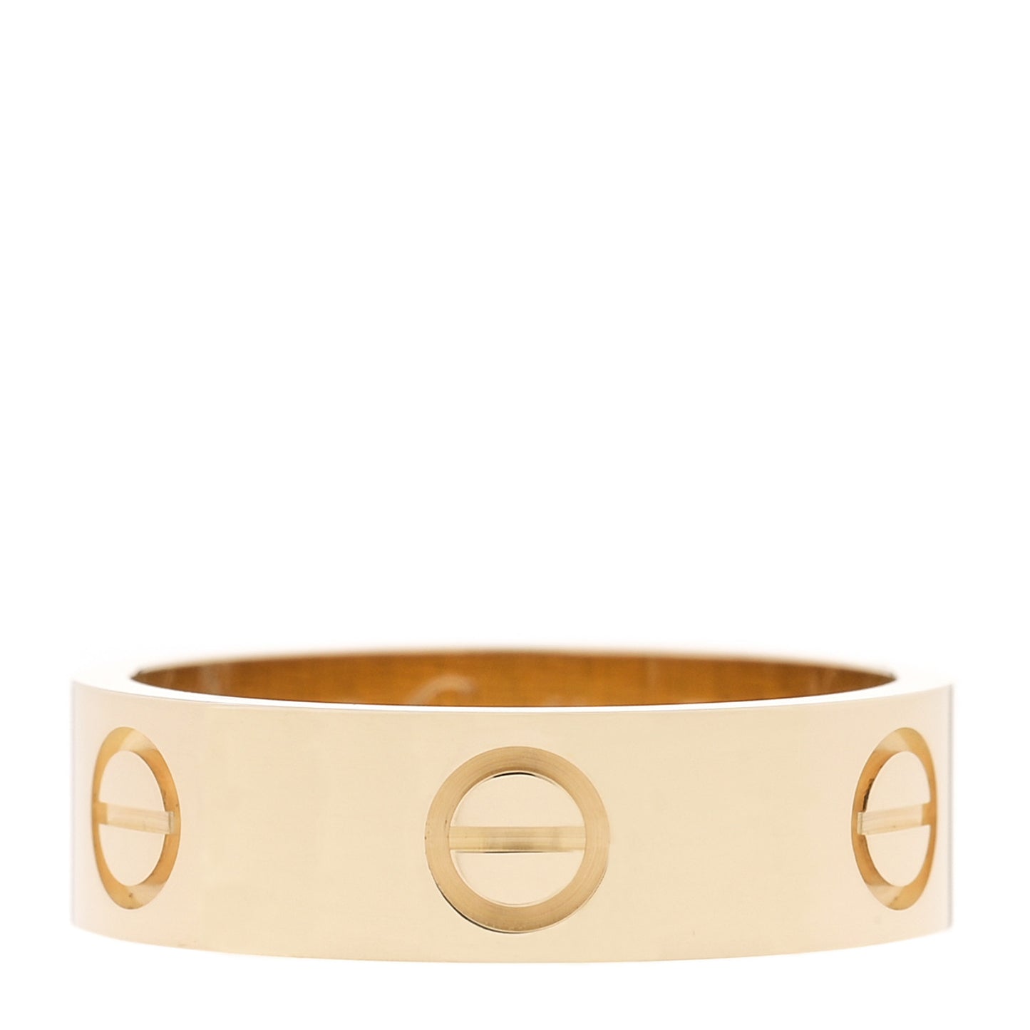 18K Yellow Gold 5.5mm LOVE Ring 53 6.5