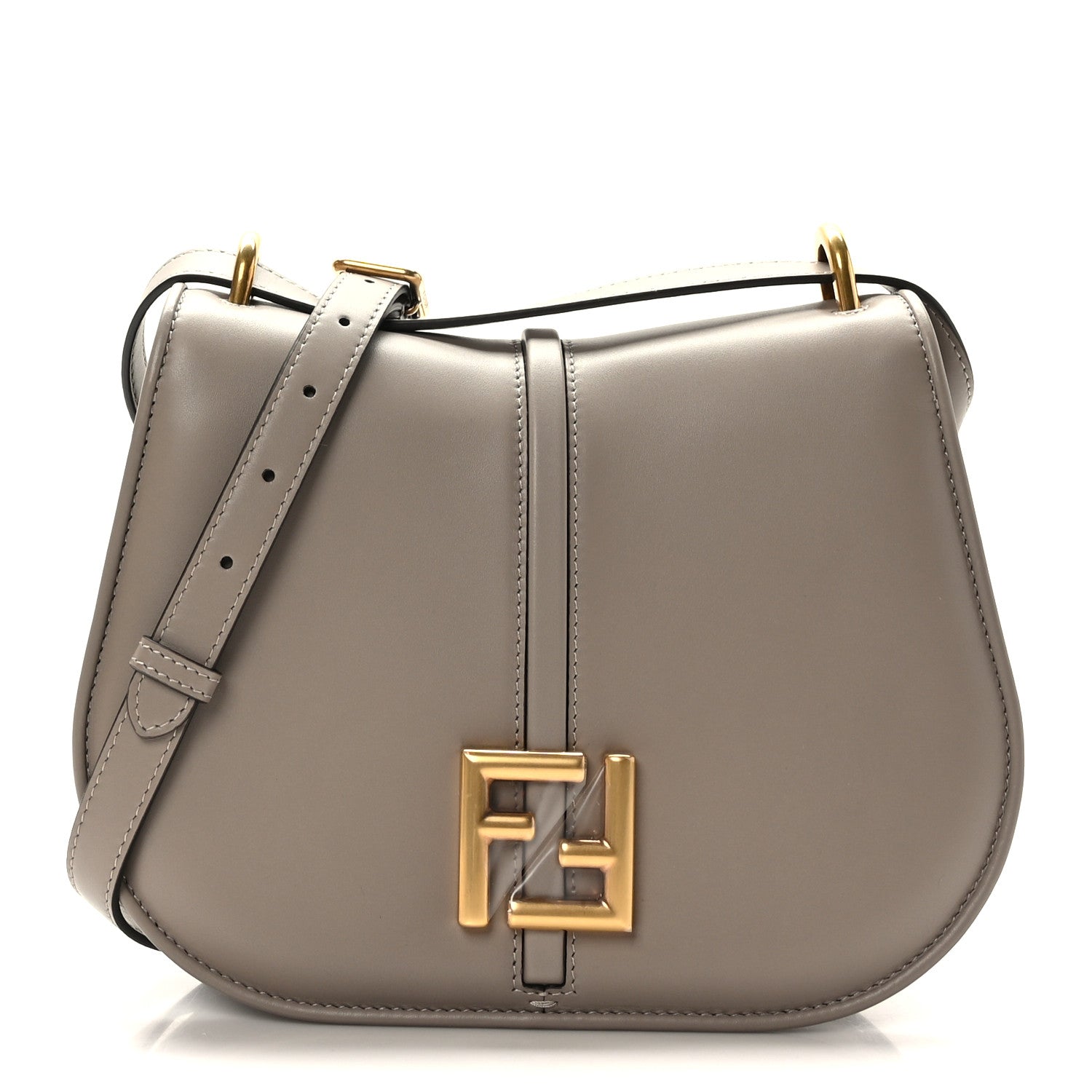 Fendi Vitello Brenta Cher Medium Fendi C'Mon Tortora 1 of 8