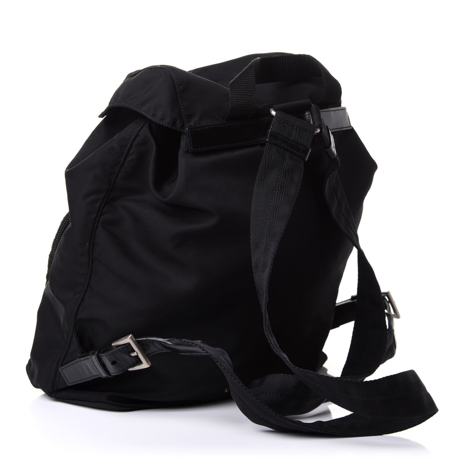 Prada Nylon Vela Medium Backpack Black 3 of 10