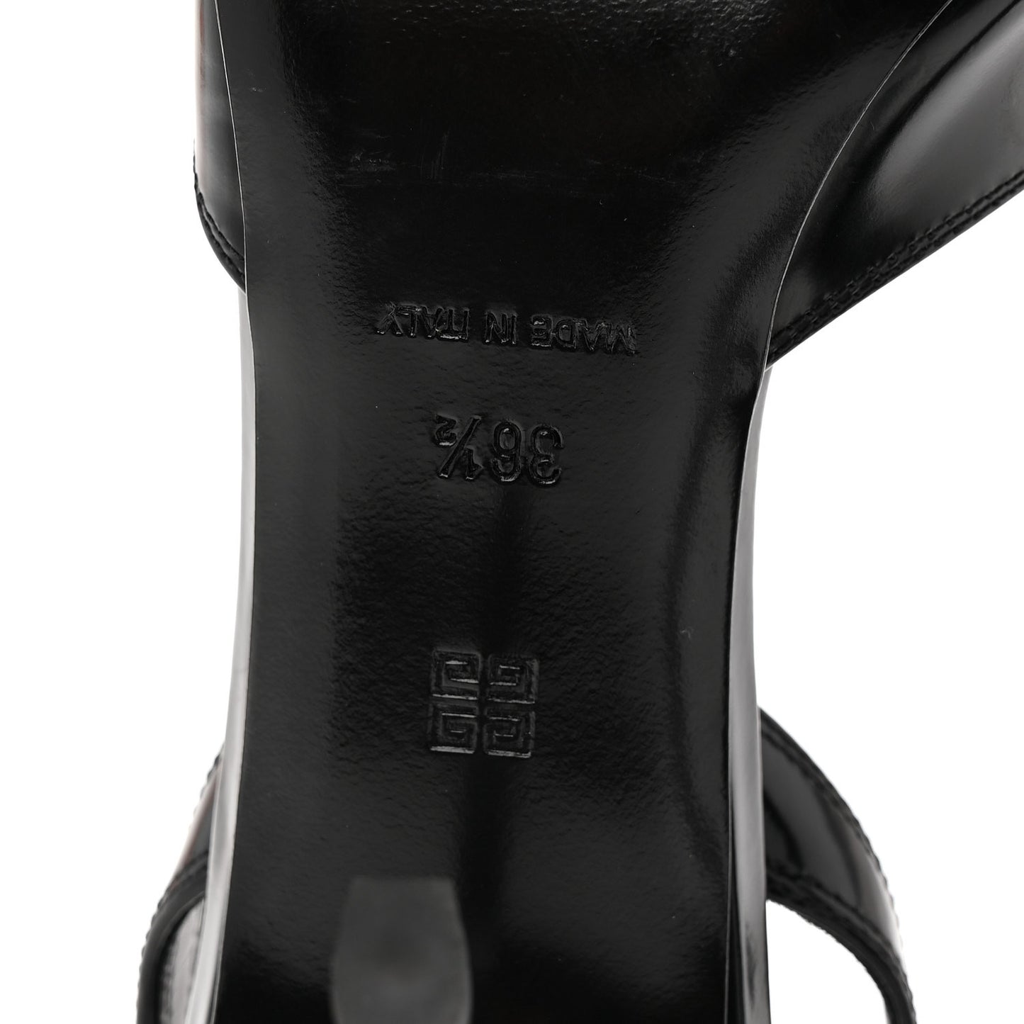 Nappa Voyou Slingback 75mm Sandals 36.5 Black