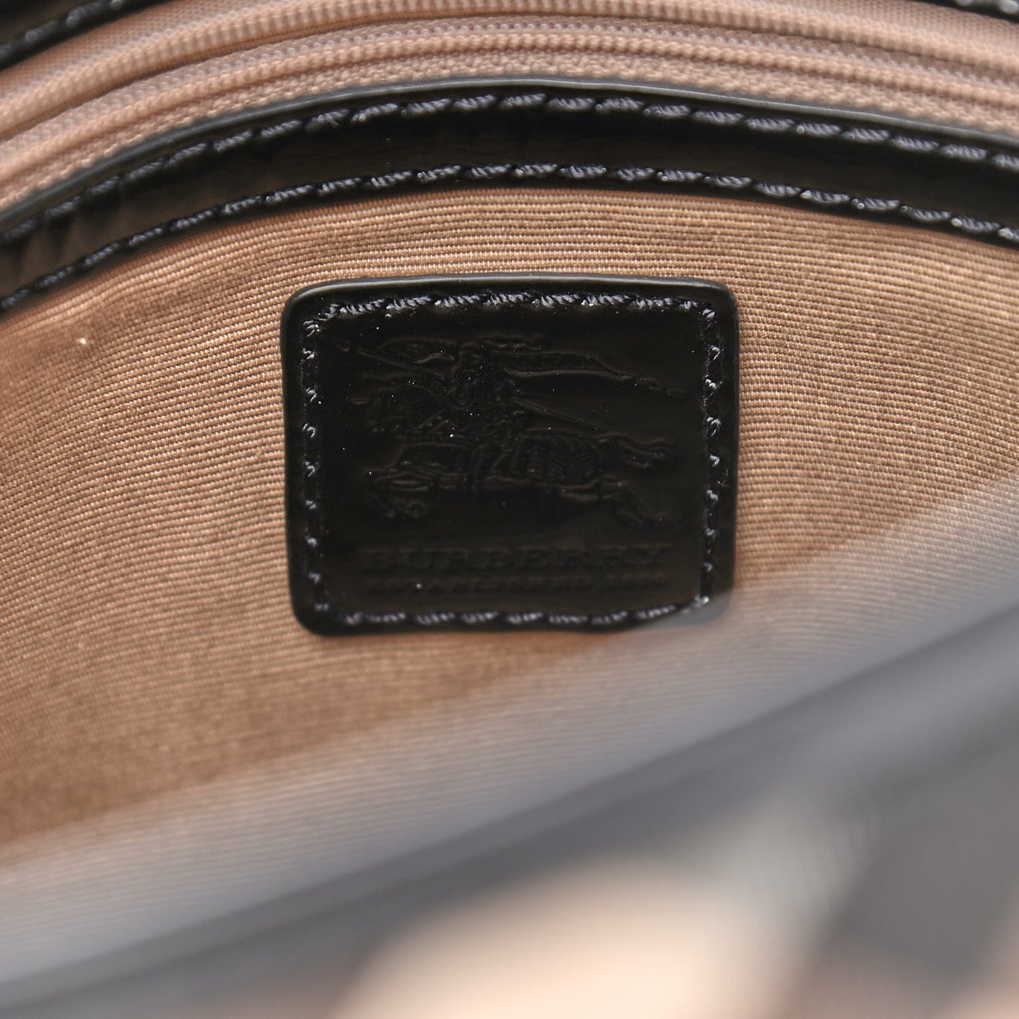 Nova Check Large Chain Tote Black