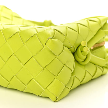 Bottega Veneta Nappa Intrecciato Mini Loop Camera Bag Acid Kiwi 8 of 8