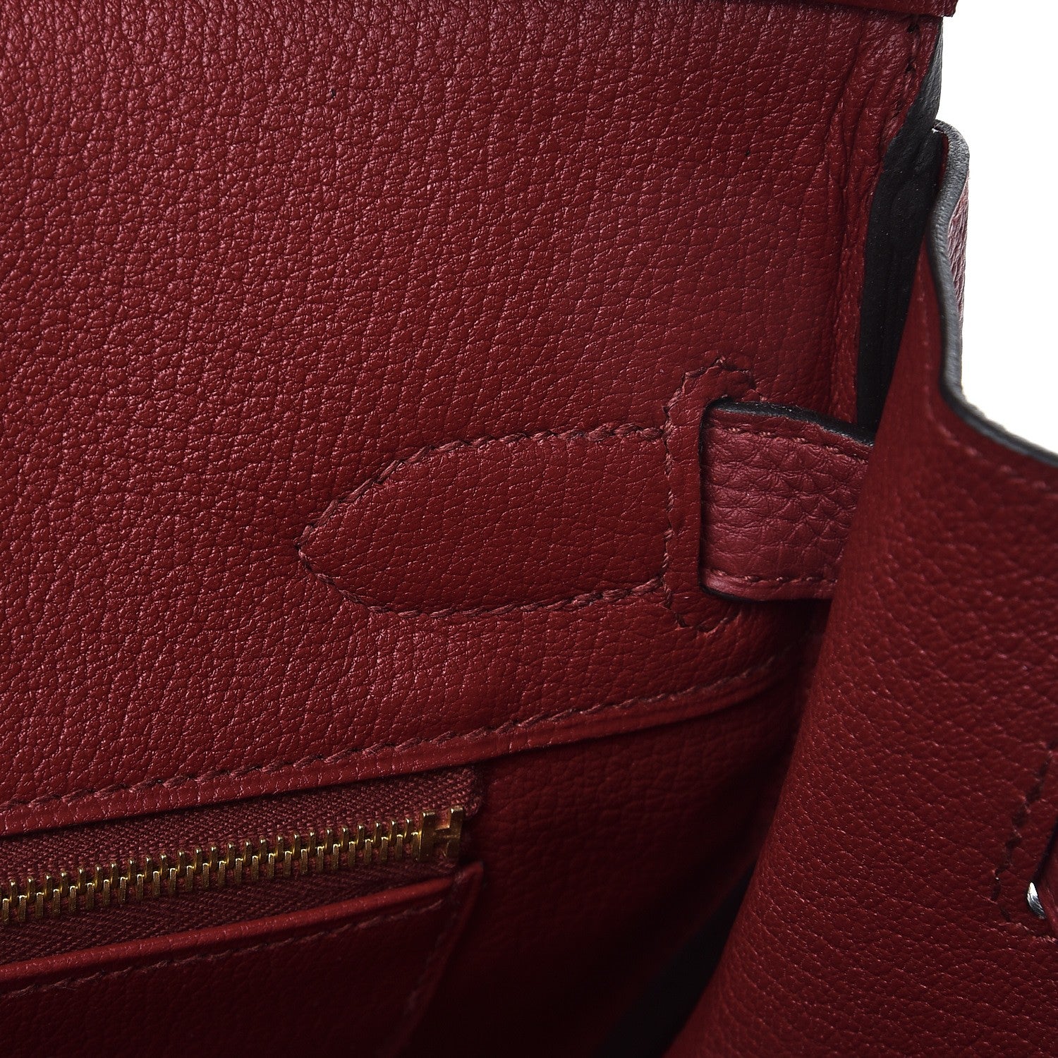 Hermes Togo Birkin 30 Rouge Grenat 14 of 34