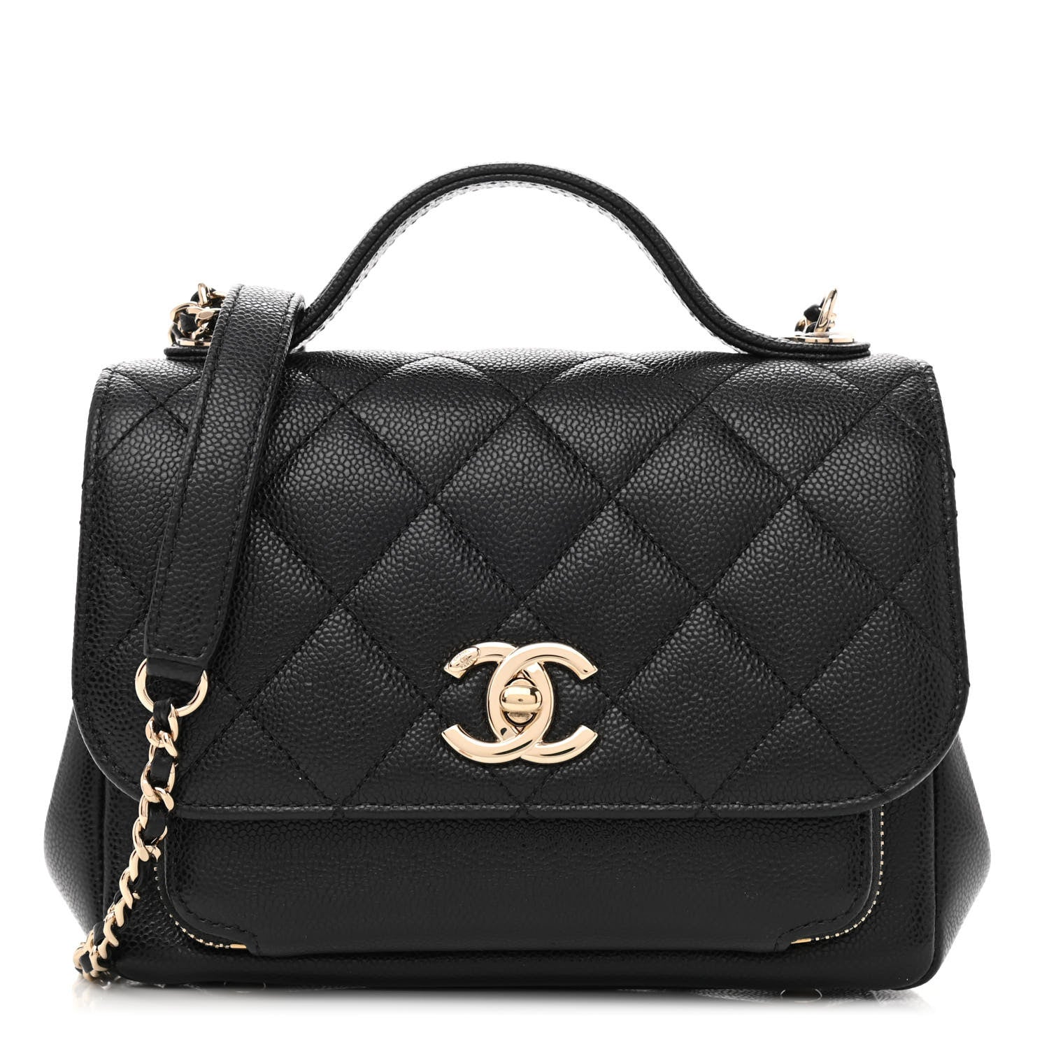 Chanel Caviar Quilted Small Business Affinity Flap Black 1 of 11