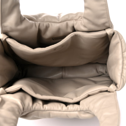 Prada Nappa Soft Padded Medium Double Handled Shoulder Bag Deserto 6 of 9