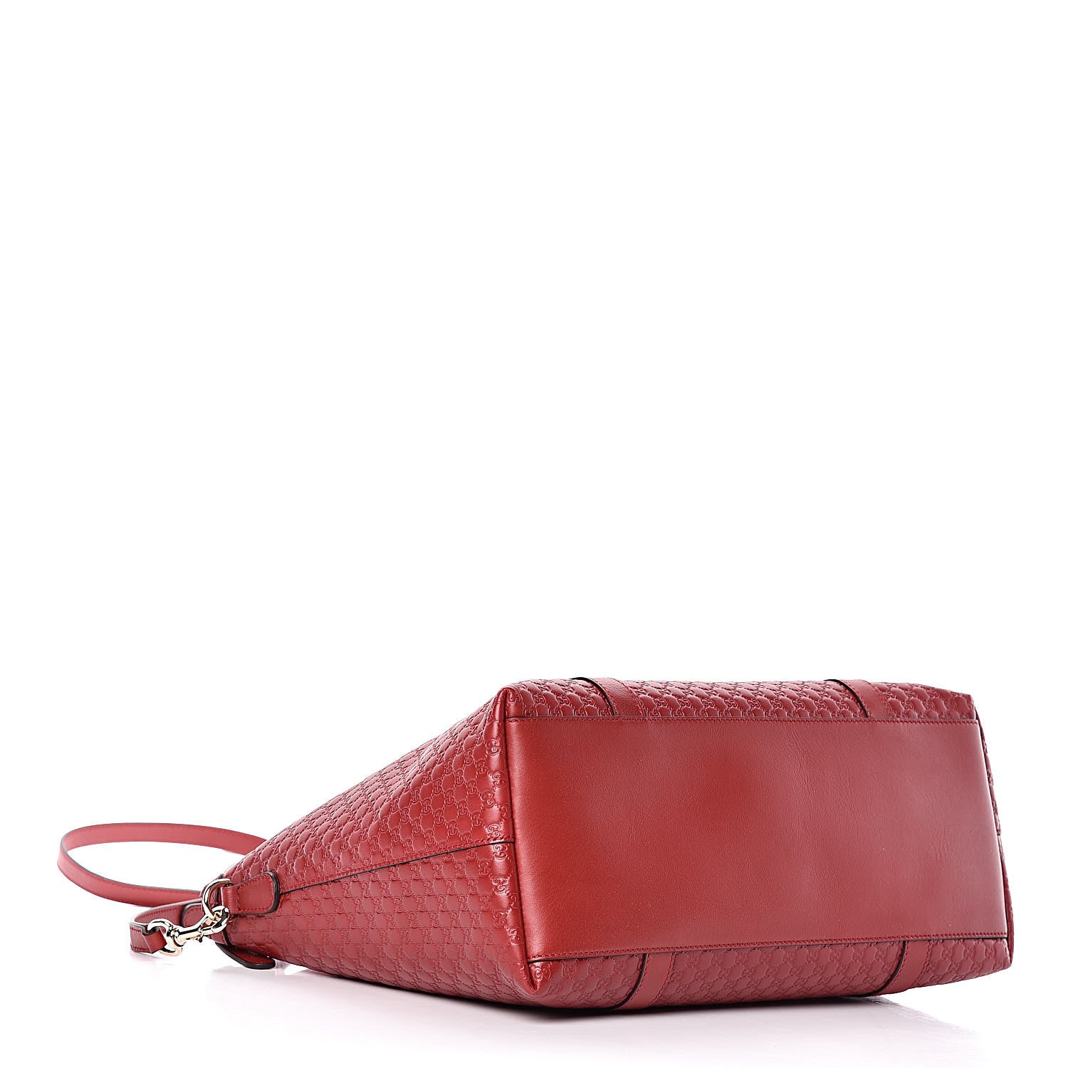 Gucci Soft Microguccissima Medium Zippered Satchel Rosso 4 of 10