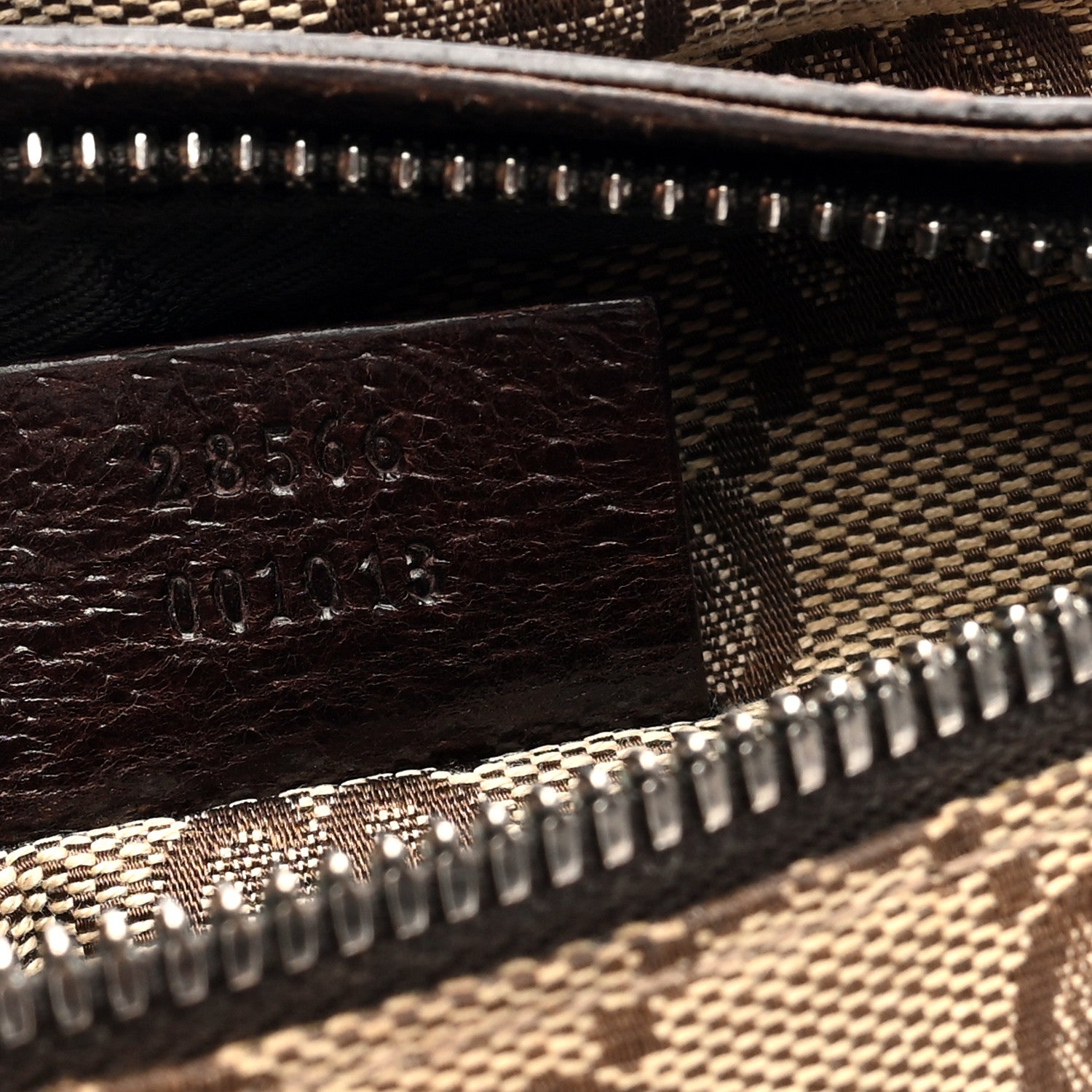 Gucci GG Monogram Double Pocket Belt Bag Dark Brown 8 of 11