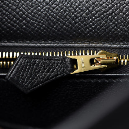 Hermes Epsom Kelly Sellier 28 Black 23 of 37