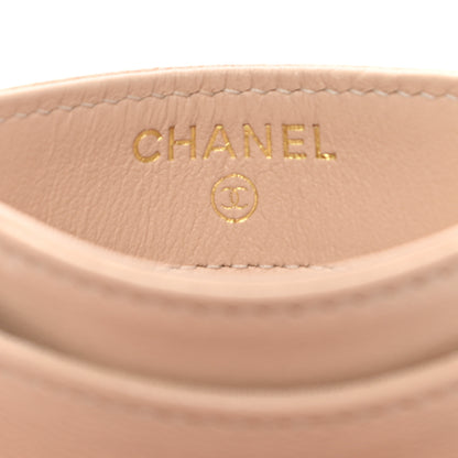 Chanel Goatskin Timeless CC Card Holder Beige 5 of 8