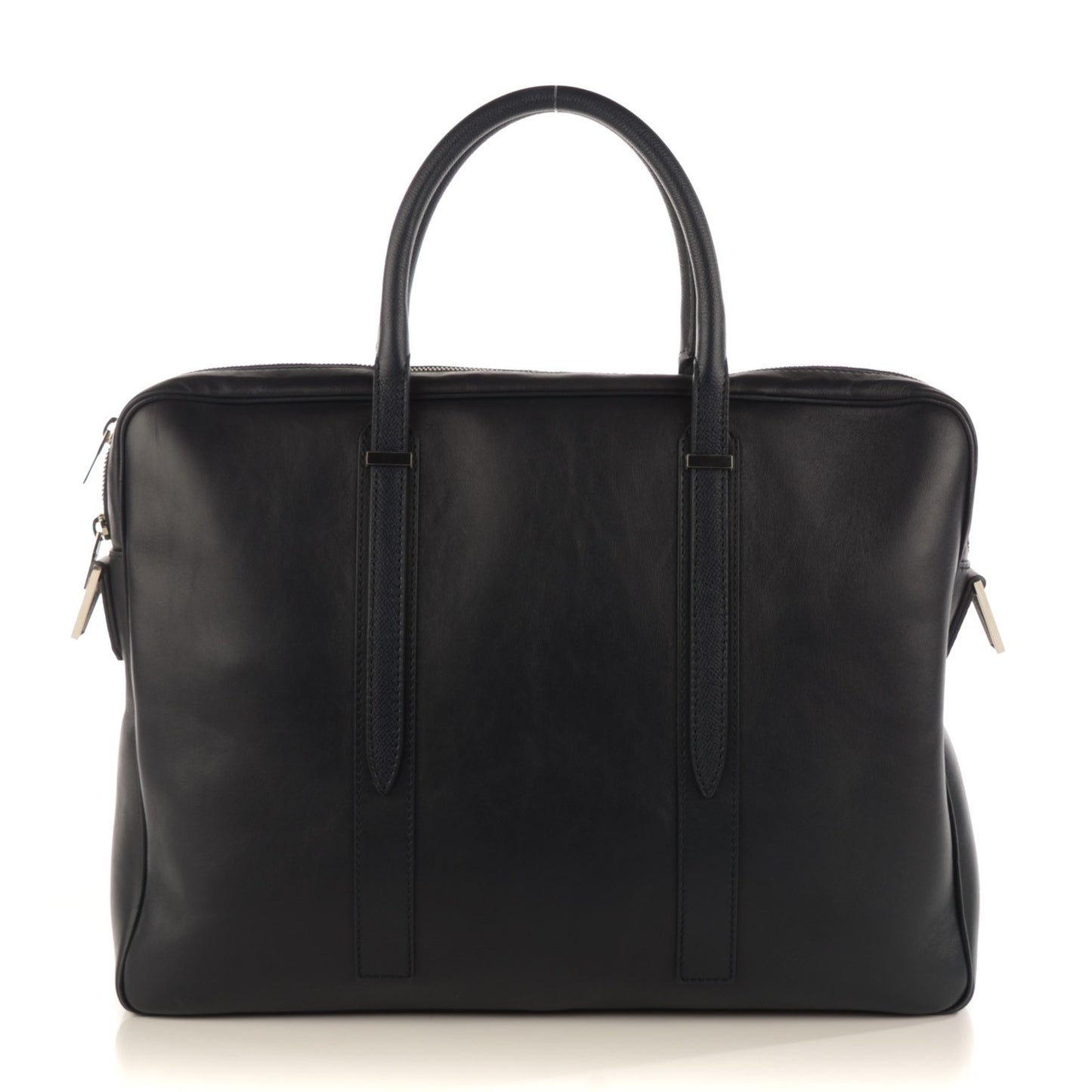 Elegant Calfskin Phileas Computer Case Bleu Nuit