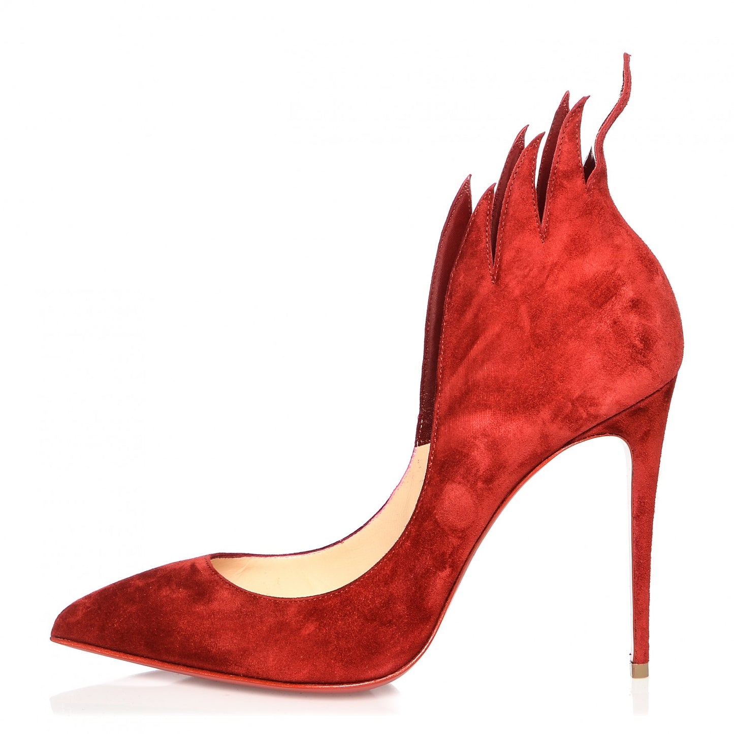 Suede Victorina 100 Pumps 39 Carmin