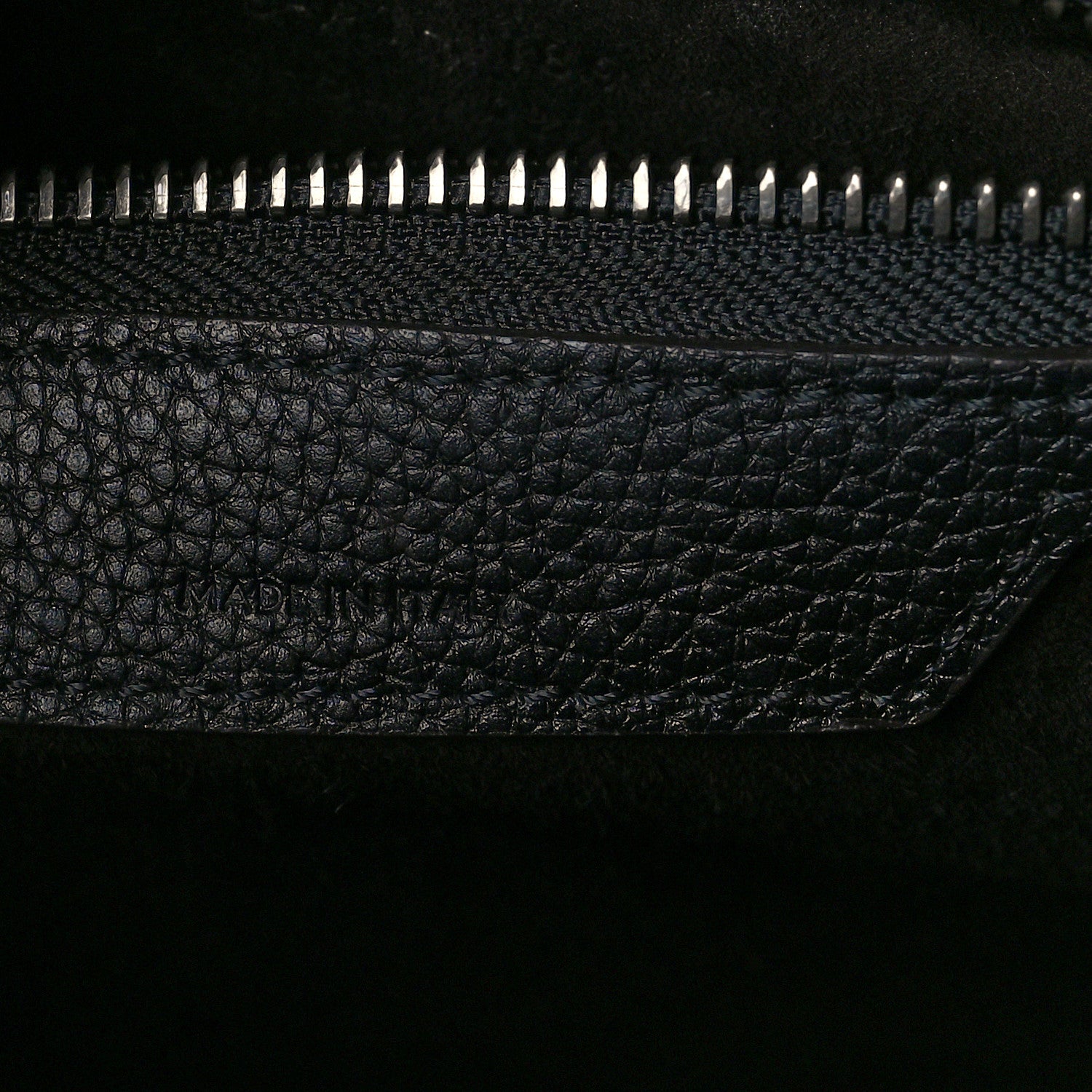 Celine Drummed Calfskin Micro Luggage Black 6 of 16