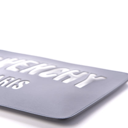 Givenchy Calfskin Logo Zip Pouch Navy Silver 10 of 12
