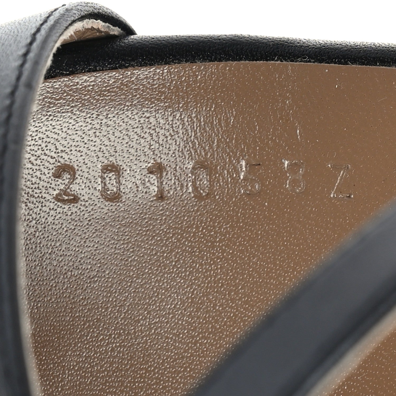 Hermes Calfskin Anthinea Sandals 38.5 Black 5 of 8