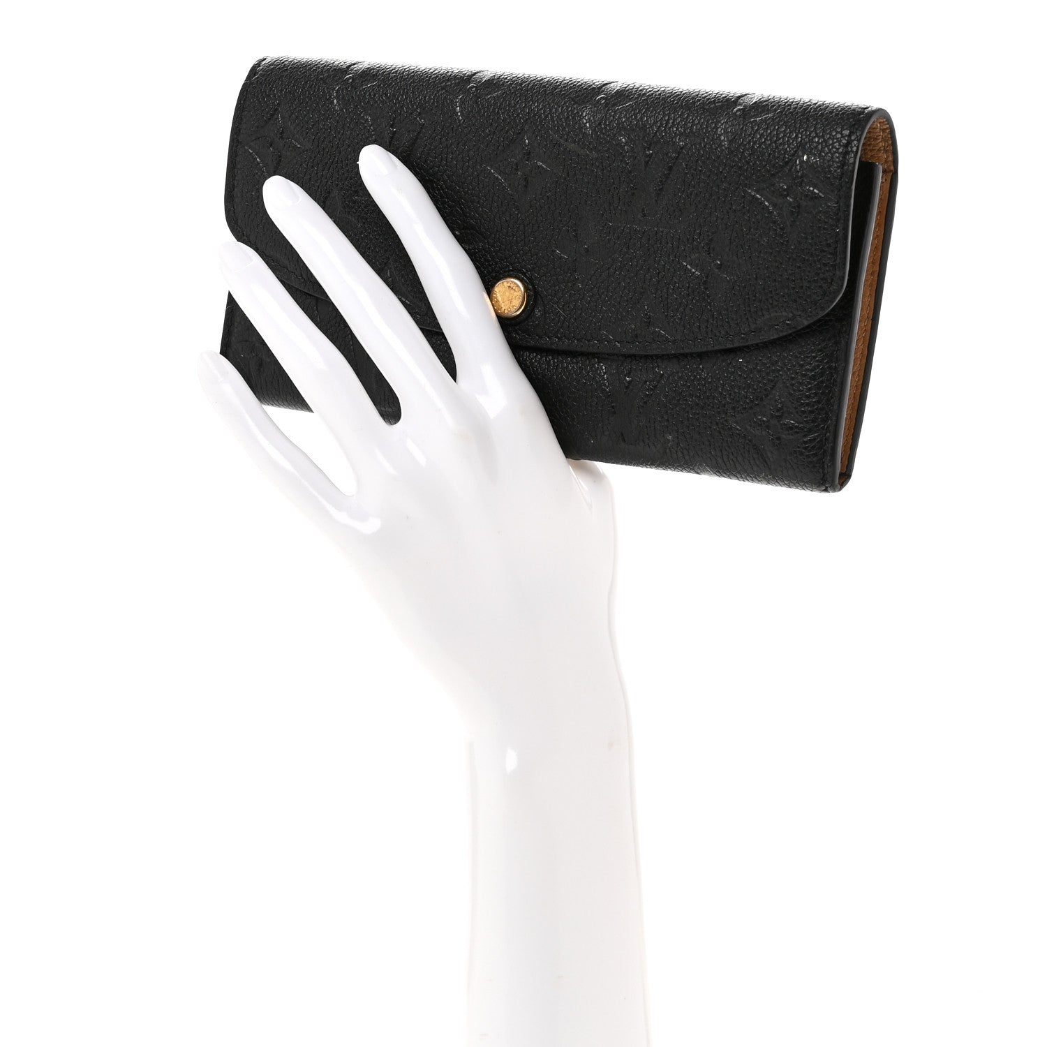 Louis Vuitton Empreinte Emilie Wallet Black Dune 2 of 9