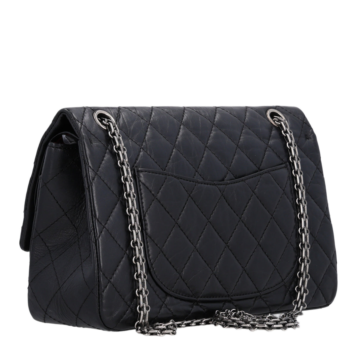 Chanel Aged Calfskin Quilted 2.55 Reissue 226 Flap Black 2 of 9