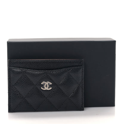 Chanel Caviar Quilted Card Holder Black 11 of 11