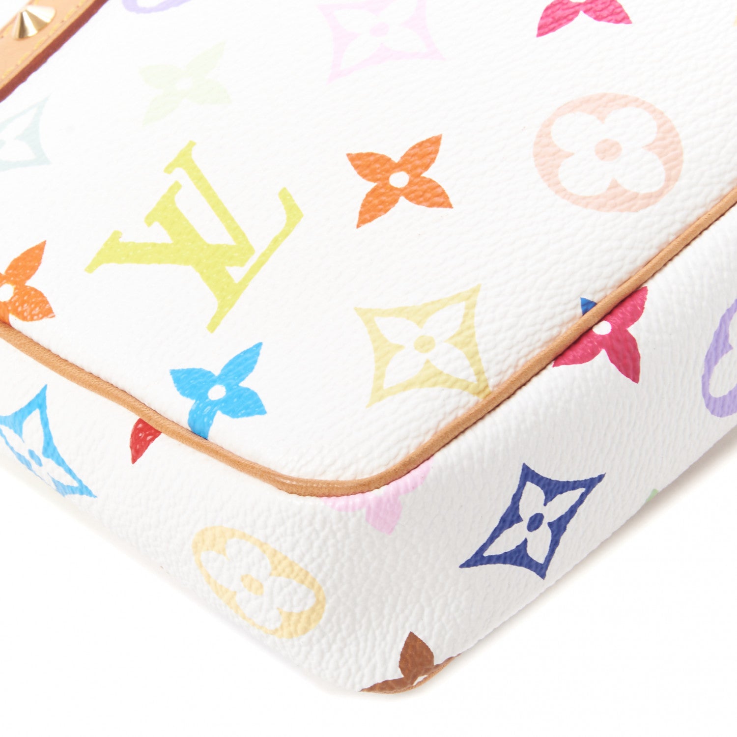 Louis Vuitton Monogram Multicolor Pochette Accessories White 6 of 9