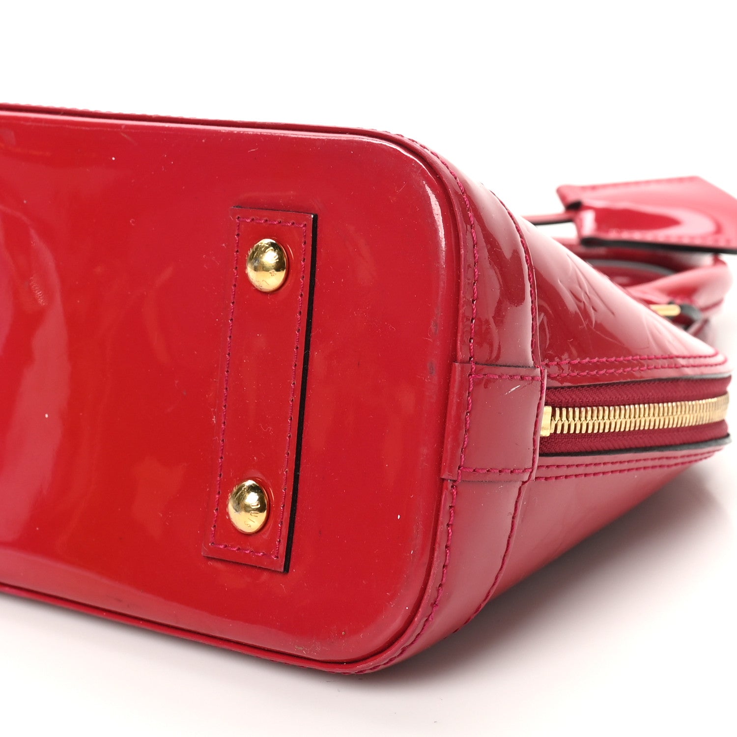 Louis Vuitton Vernis Alma BB Rose Indien 9 of 13