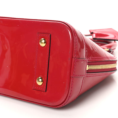 Louis Vuitton Vernis Alma BB Rose Indien 9 of 13