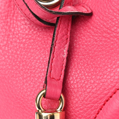 Gucci Pebbled Calfskin Medium Soho Chain Shoulder Bag Pink 10 of 17