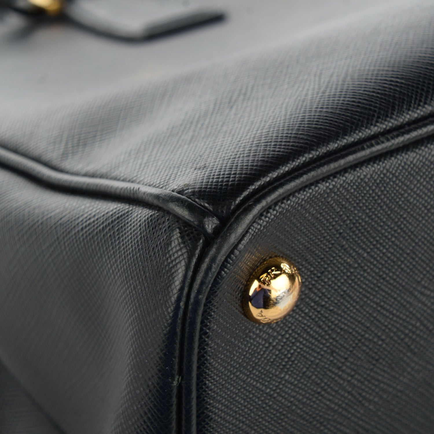 Prada Saffiano Lux Medium Double Zip Tote Nero Black 2 of 13