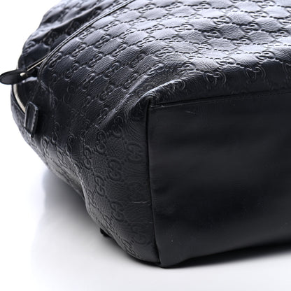 Gucci Guccissima Classic Backpack Black 7 of 8