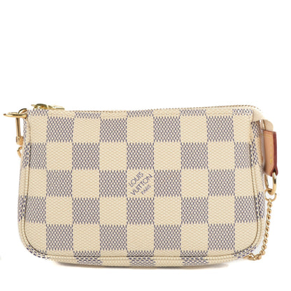 Louis Vuitton Damier Azur Mini Pochette Accessories 1 of 8