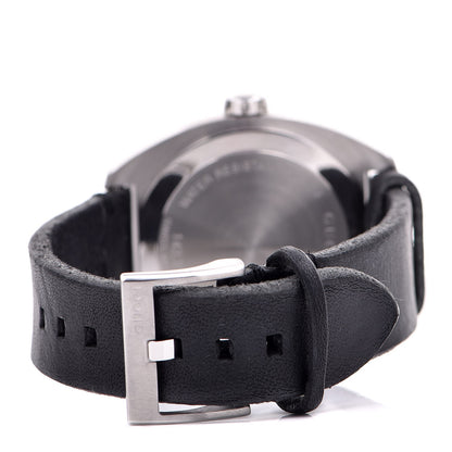 Gucci Stainless Steel Calfskin 44mm GG2570 Toscano Quartz Watch Black 4 of 8