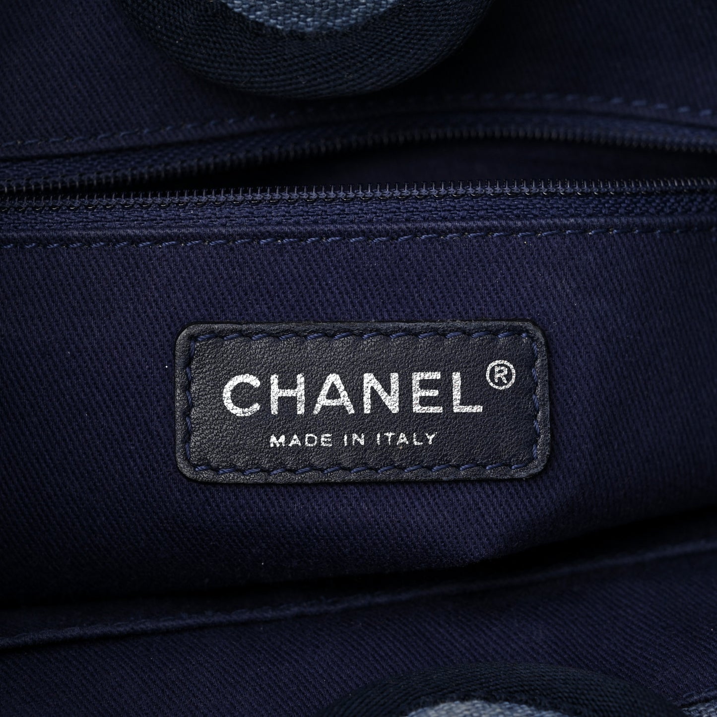 Canvas Mini Deauville Tote Denim Blue
